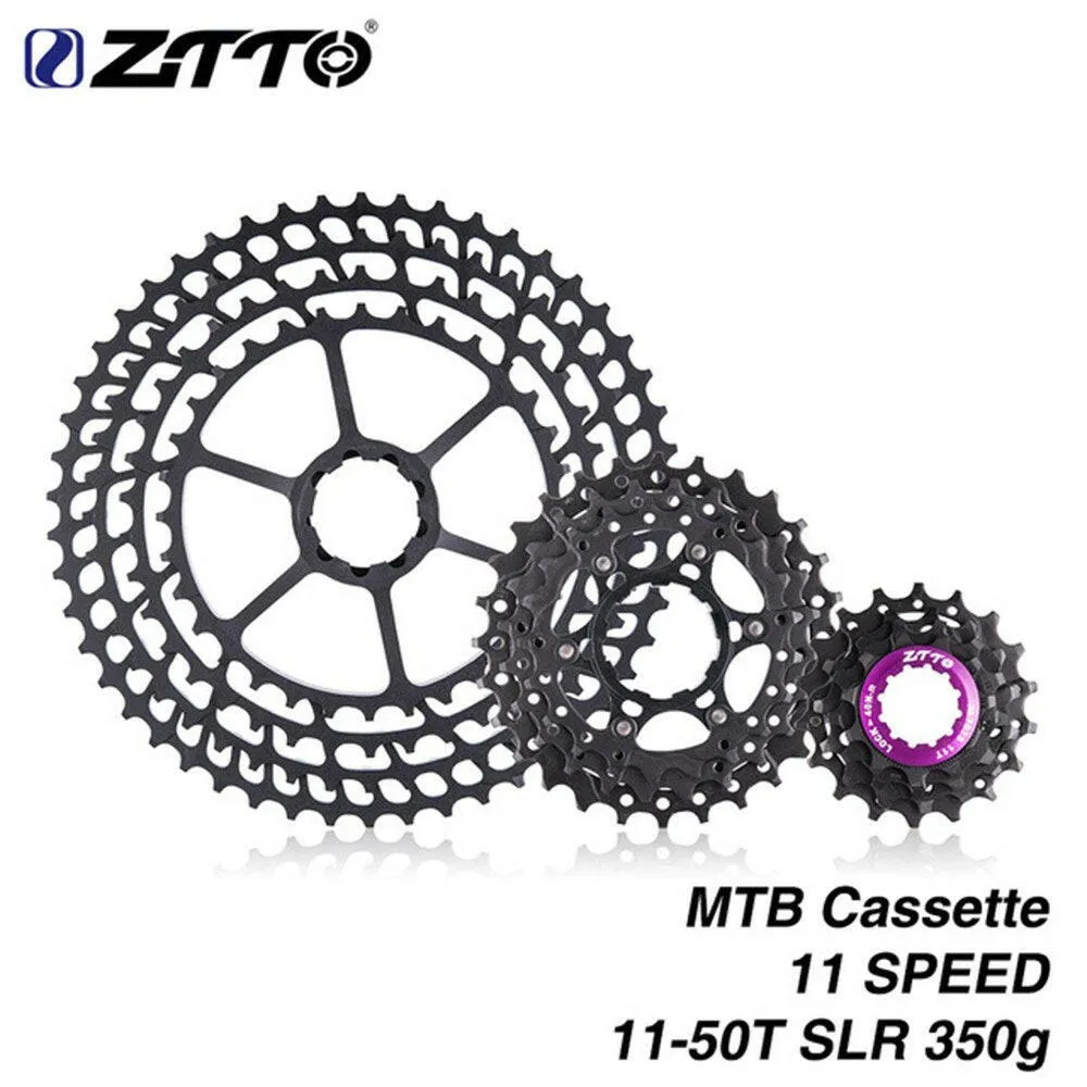 MTB 11 Speed Cassette 11-50T Wide Ratio Ultra Light 350g CNC Freewheel Mountain Bike Bicycle Parts