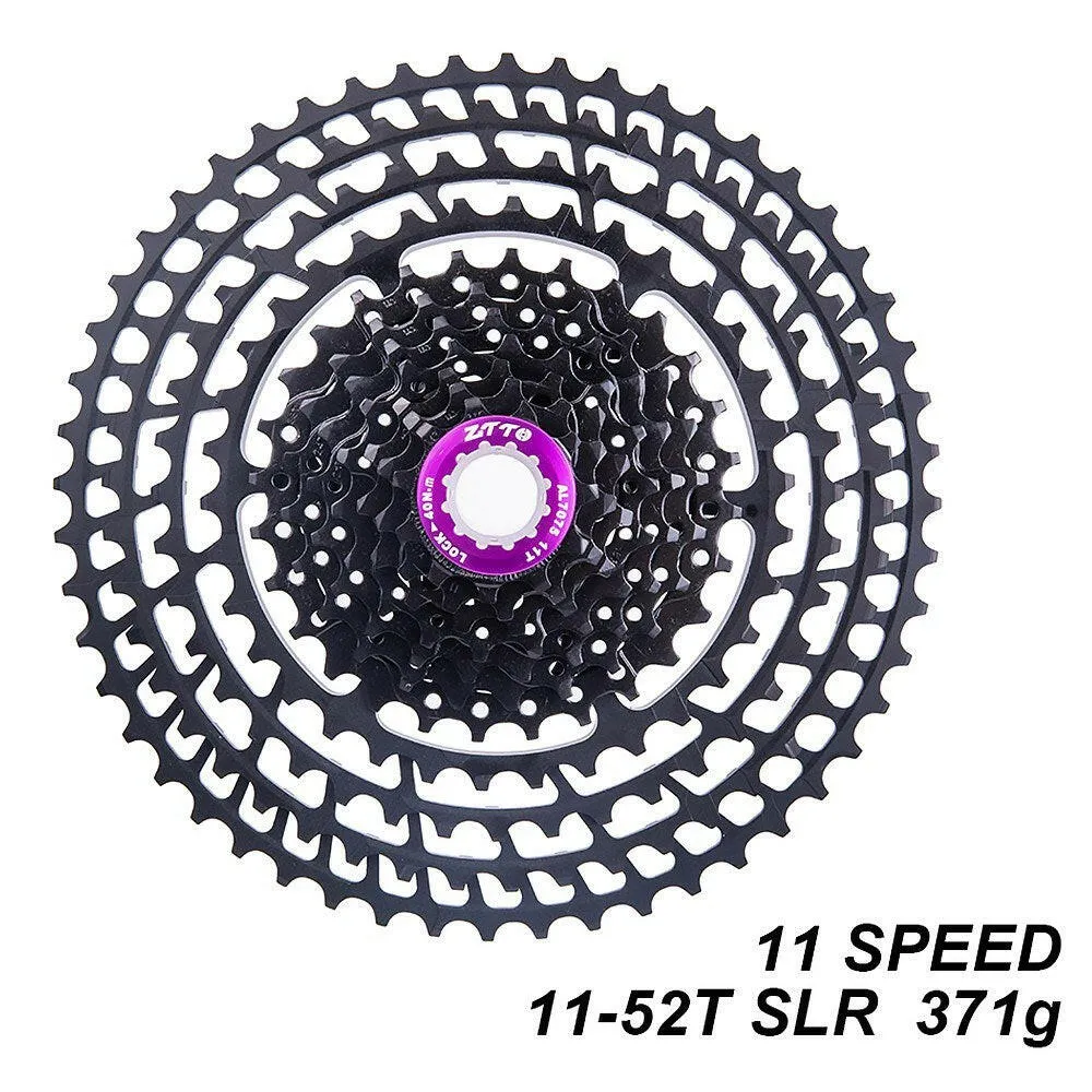 MTB 11 Speed Cassette 11-50T Wide Ratio Ultra Light 350g CNC Freewheel Mountain Bike Bicycle Parts