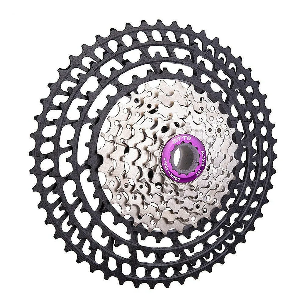 MTB 11 Speed Cassette 11-50T Wide Ratio Ultra Light 350g CNC Freewheel Mountain Bike Bicycle Parts