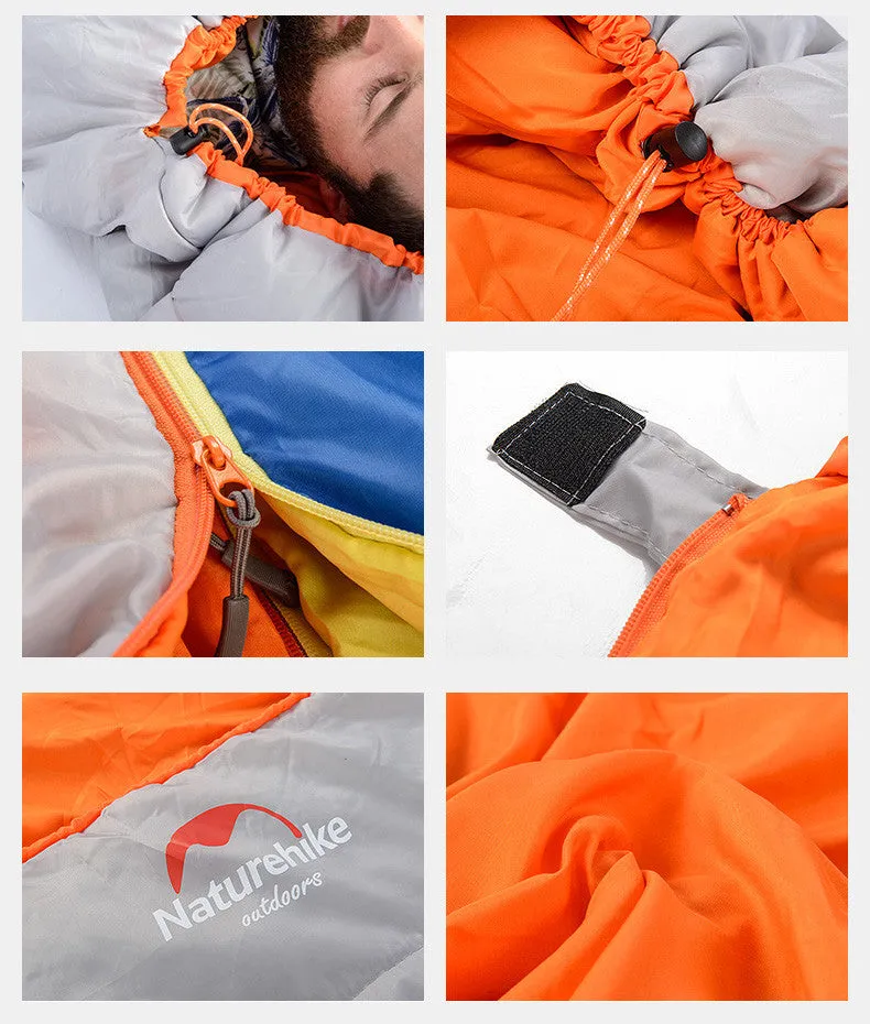 NatureHike Ultralight Cotton Envelope Camping Sleeping Bag