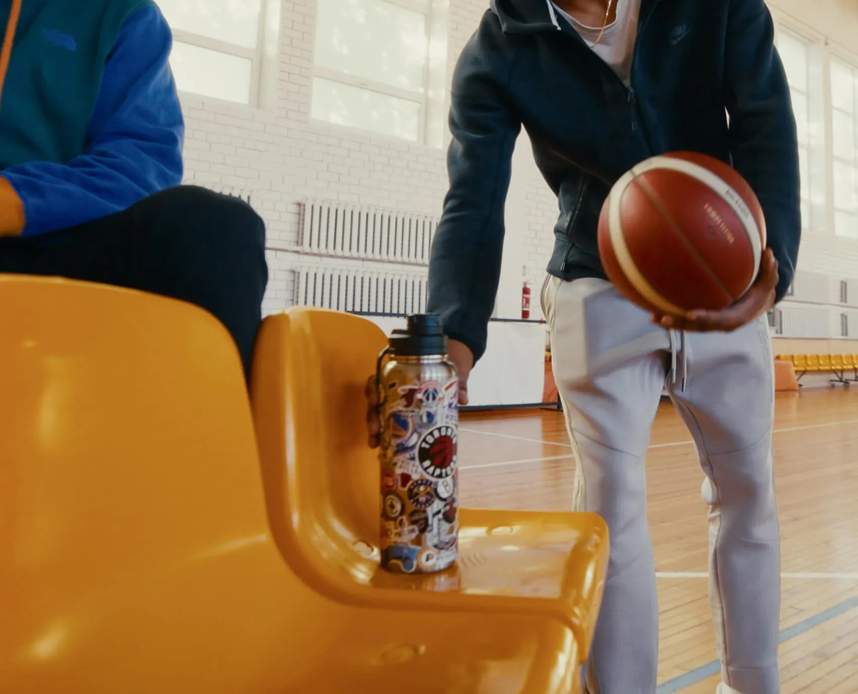 NBA 32oz All Team Sticker Print Bottle with Straw Lid