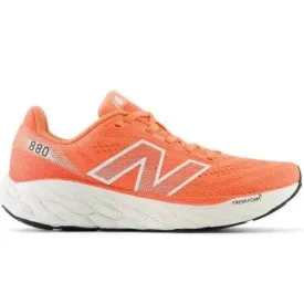 New Balance Women's 880v14 Running Shoes- Gulf Red/White