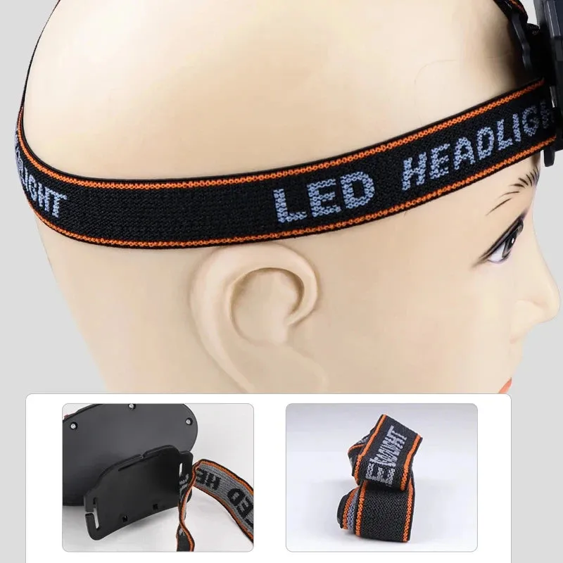 New Portable 4 Modes LED Headlamp 500 Lumen USB Rechargeable Head Lantern Outdoor Waterproof Camping Fishing Emergency Headlight