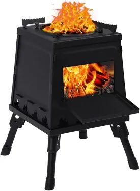 Portable Carbon Steel Camping Stove-small