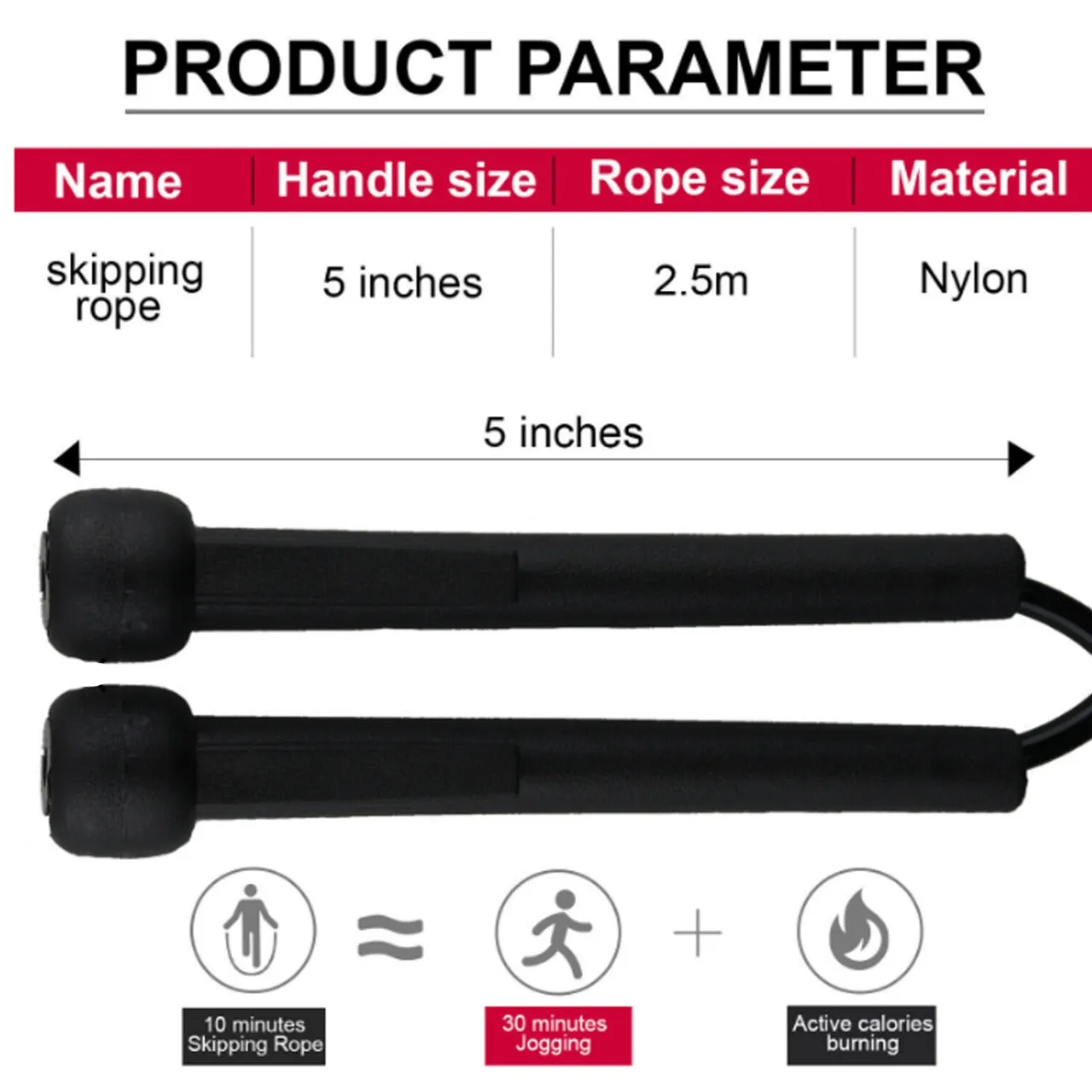 Premium Nylon Jumping Ropes – High-Performance Training Essentials