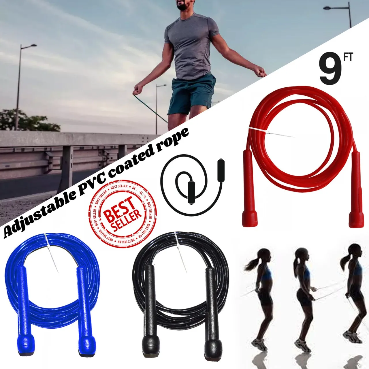 Premium Nylon Jumping Ropes – High-Performance Training Essentials