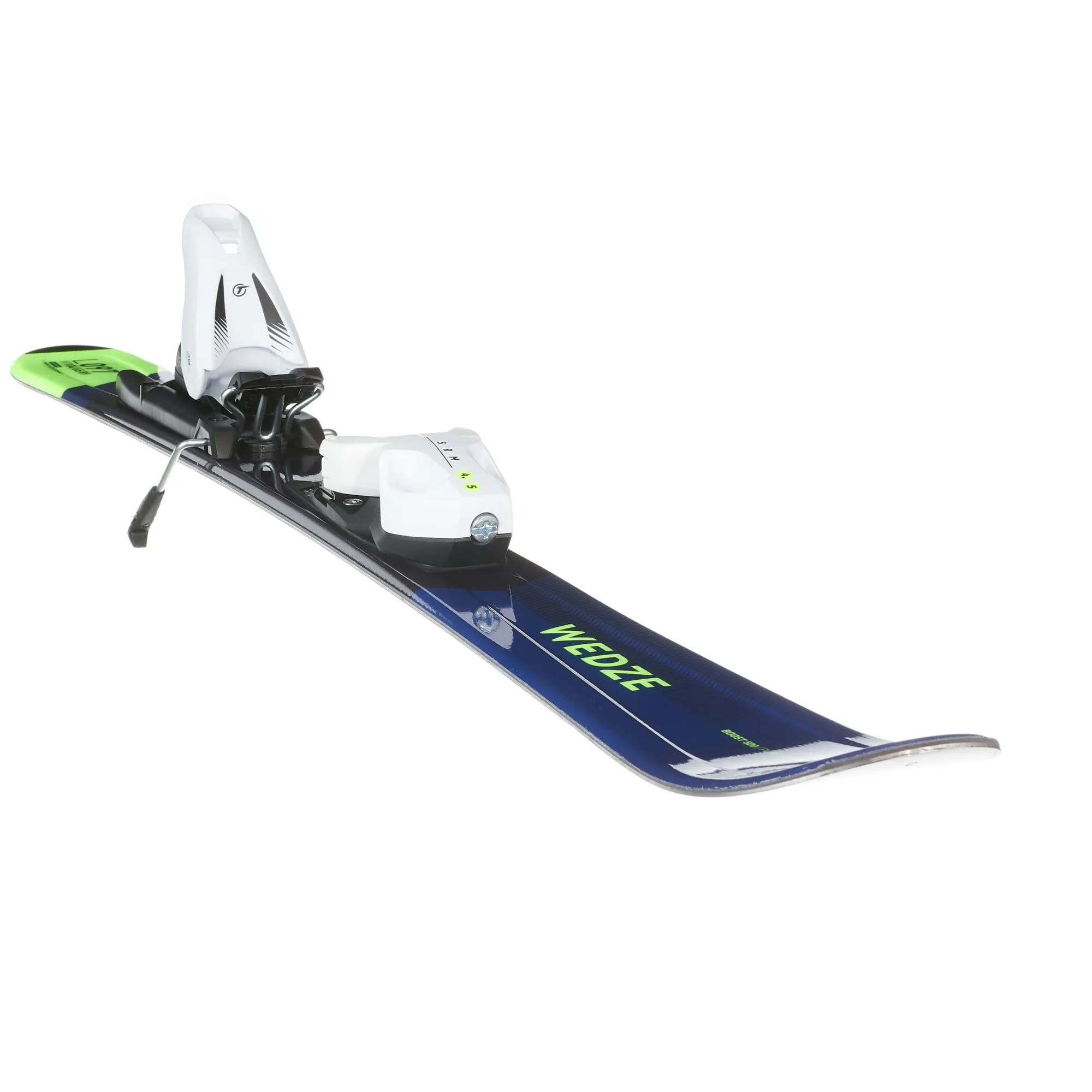 premium Wedze 500, Downhill Skis With Boost Bindings, Kids, Blue