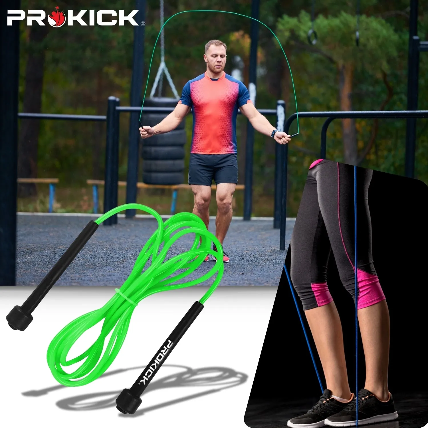 Prokick Skipping Jump Rope (Assorted Color)