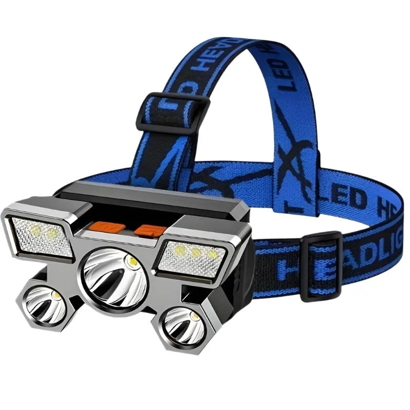 Rechargeable LED Headlamp For Outdoor Adventures - Bright, Long-Lasting, And Convenient