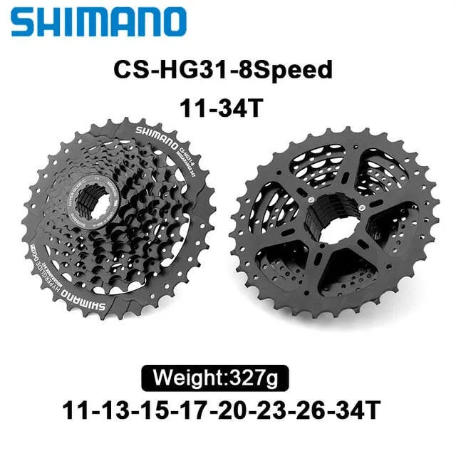 Shimano HG200 9Speed HG31 8S 11-32/34/36T Mountain Bike Bicycle Cassette Freewheel 8/9s Flywheel Crankset For MTB Bicycle Parts