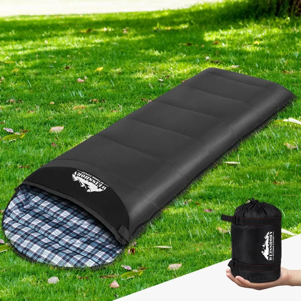 Sleeping Bag - Camping Hiking Winter Thermal - Grey