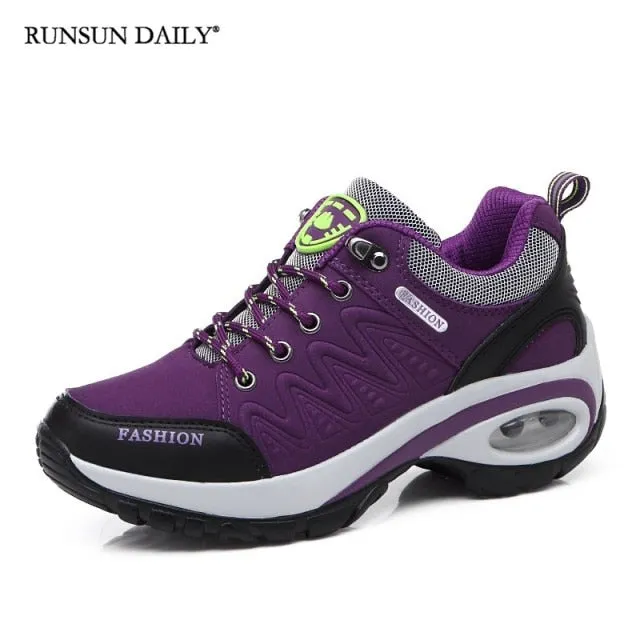 Sneakers Women's Air Cushion Athletic Running Shoes Walking  Sport