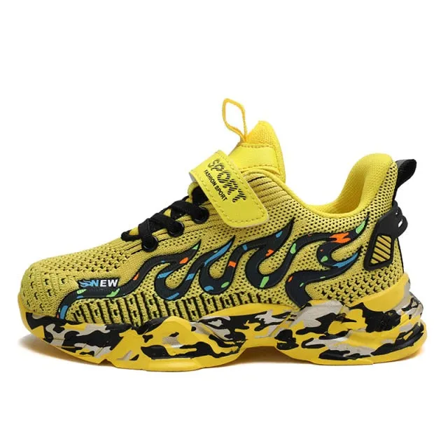 Spring Children Breathable Mesh Sneakers Sports Running Tennis Shoes