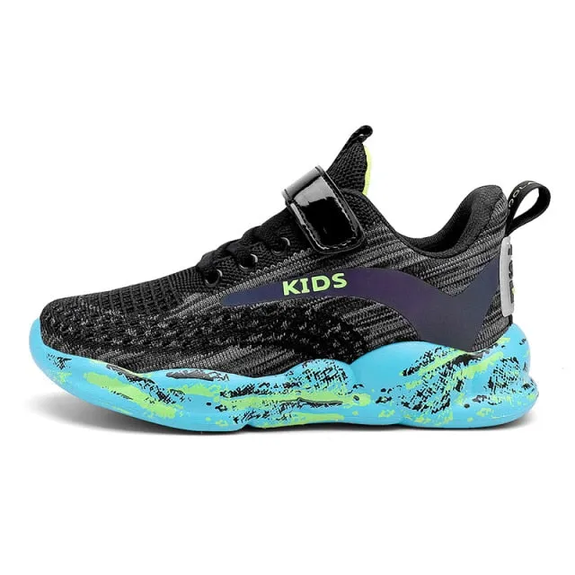 Spring Children Breathable Mesh Sneakers Sports Running Tennis Shoes