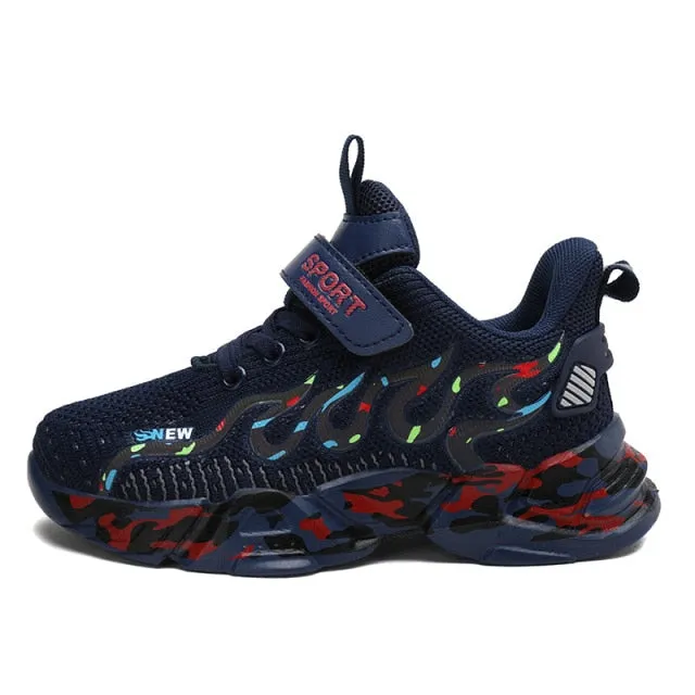Spring Children Breathable Mesh Sneakers Sports Running Tennis Shoes