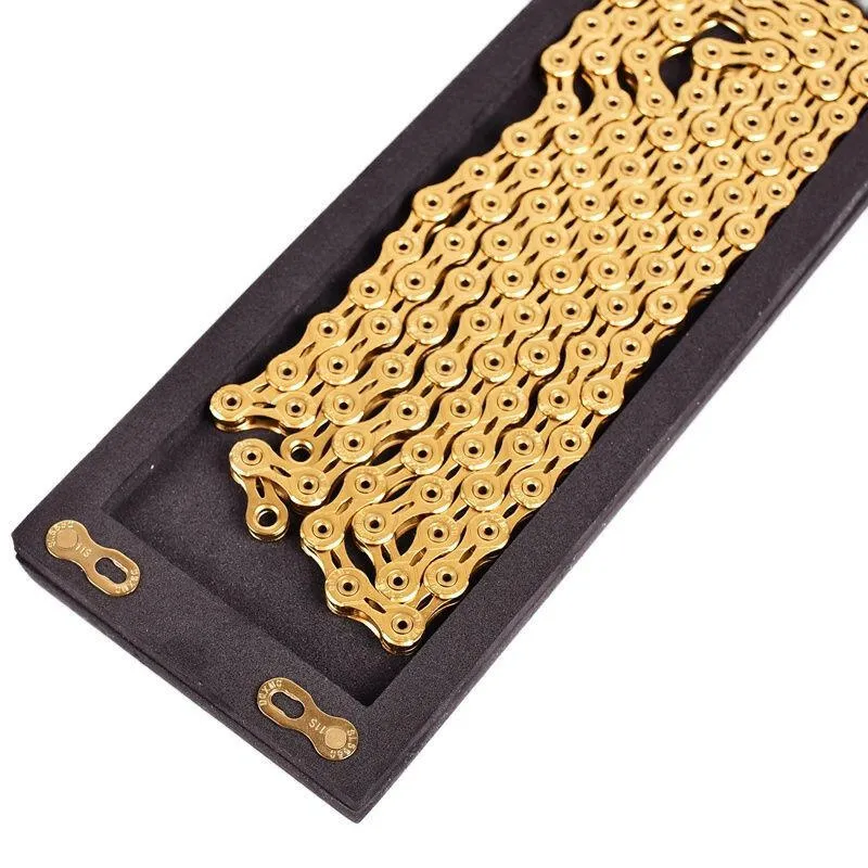 SUMC Bicycle Chain  SX11SL 116L 11/22/33 Speed Bicycle Chain with MissingLink for Mountain/Rod Bike Bicycle Parts Original box