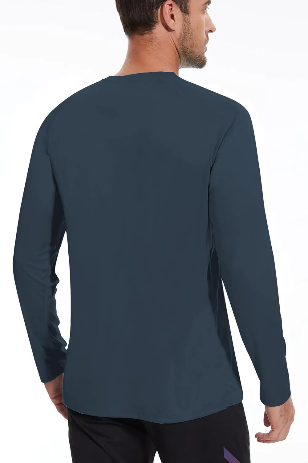 SWEET POISON Men's UPF 50  Sun Shirts Long Sleeve UV Protection Lightweight Dry Fit T-Shirt for Athletic Outdoor Tee
