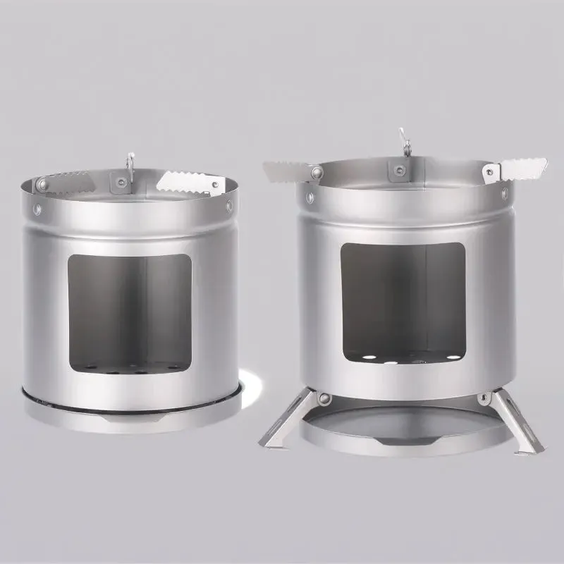 Titanium Portable Cylinder Stove