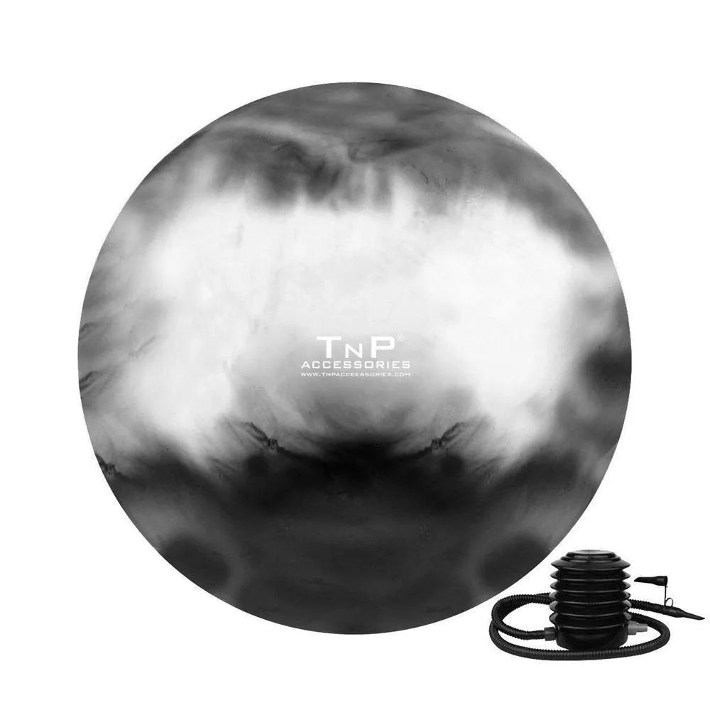 TnP Accessories 65cm Textured Exercise Ball With Foot Pump