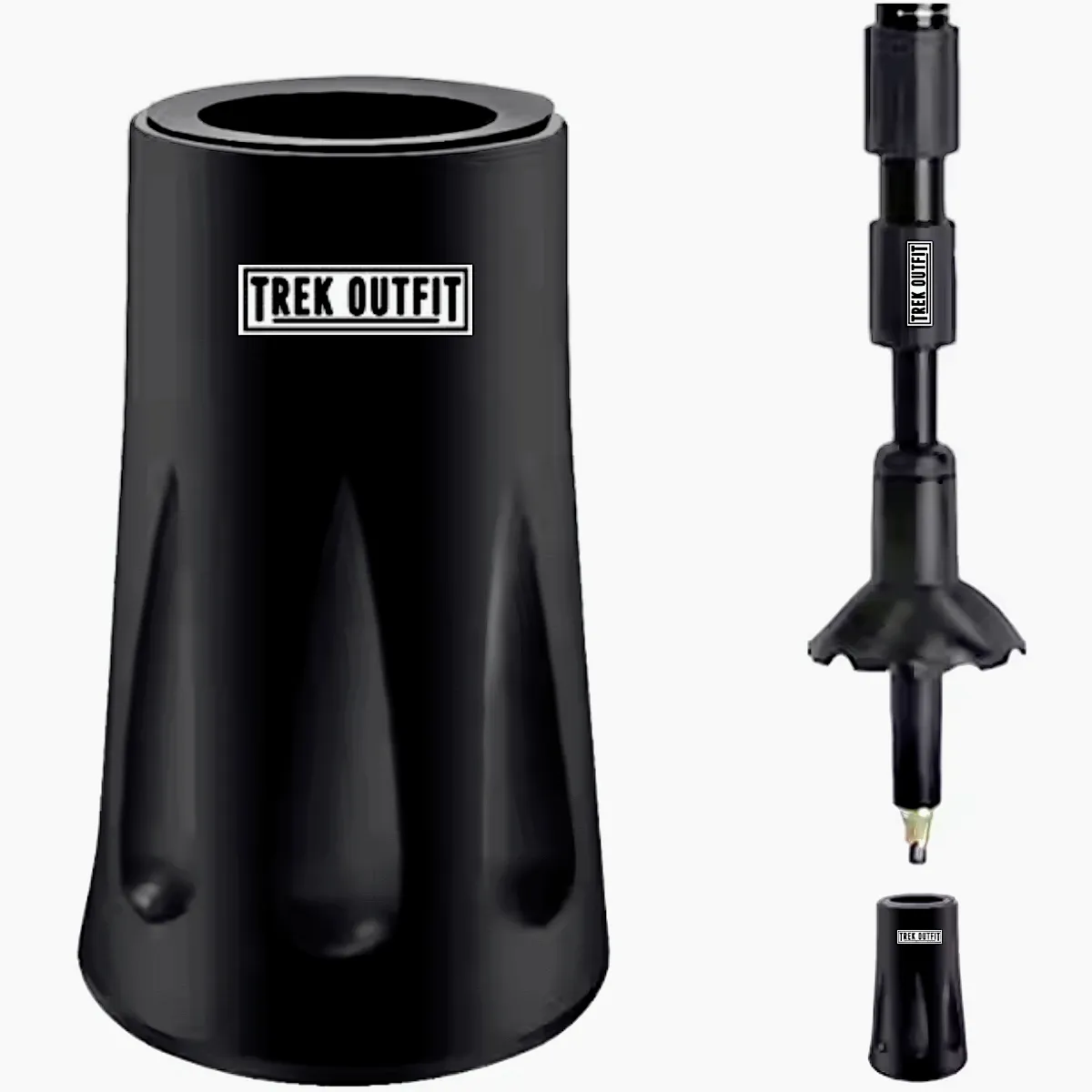 Trek Outfit Survival Blade & Table Knife Set with Boot Tips