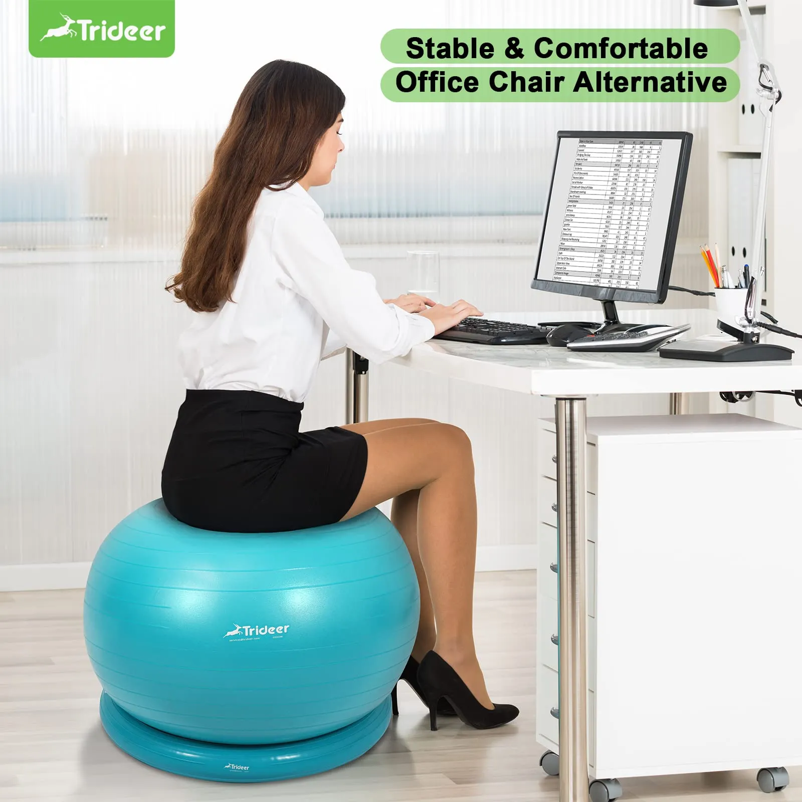Trideer: Ball Chair with Base