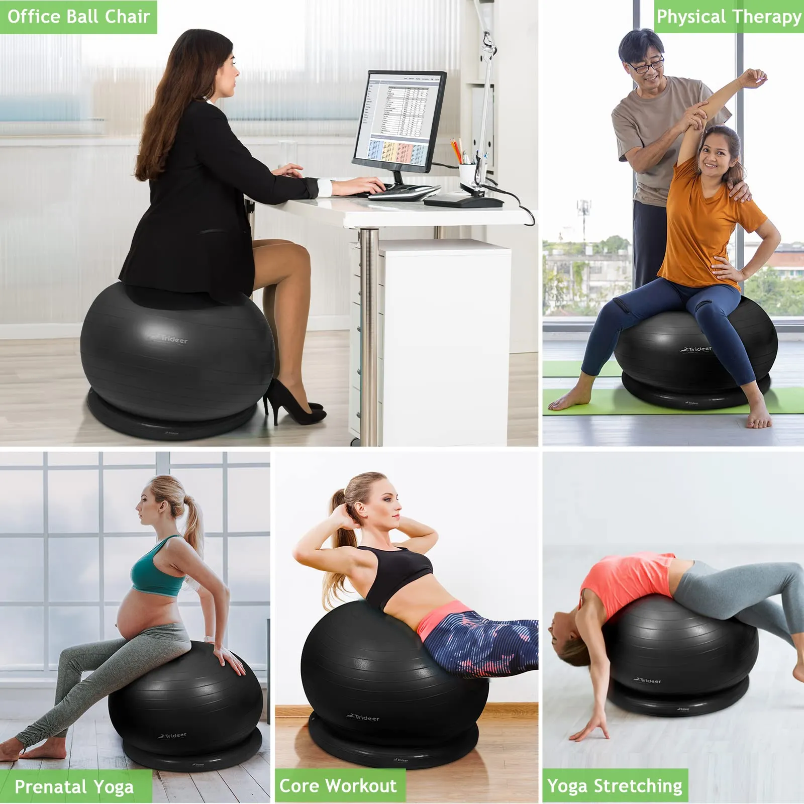 Trideer: Ball Chair with Base