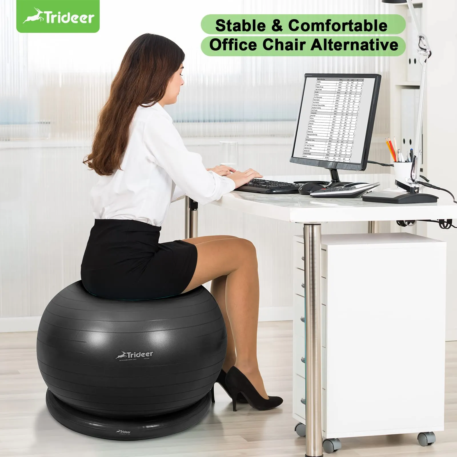 Trideer: Ball Chair with Base