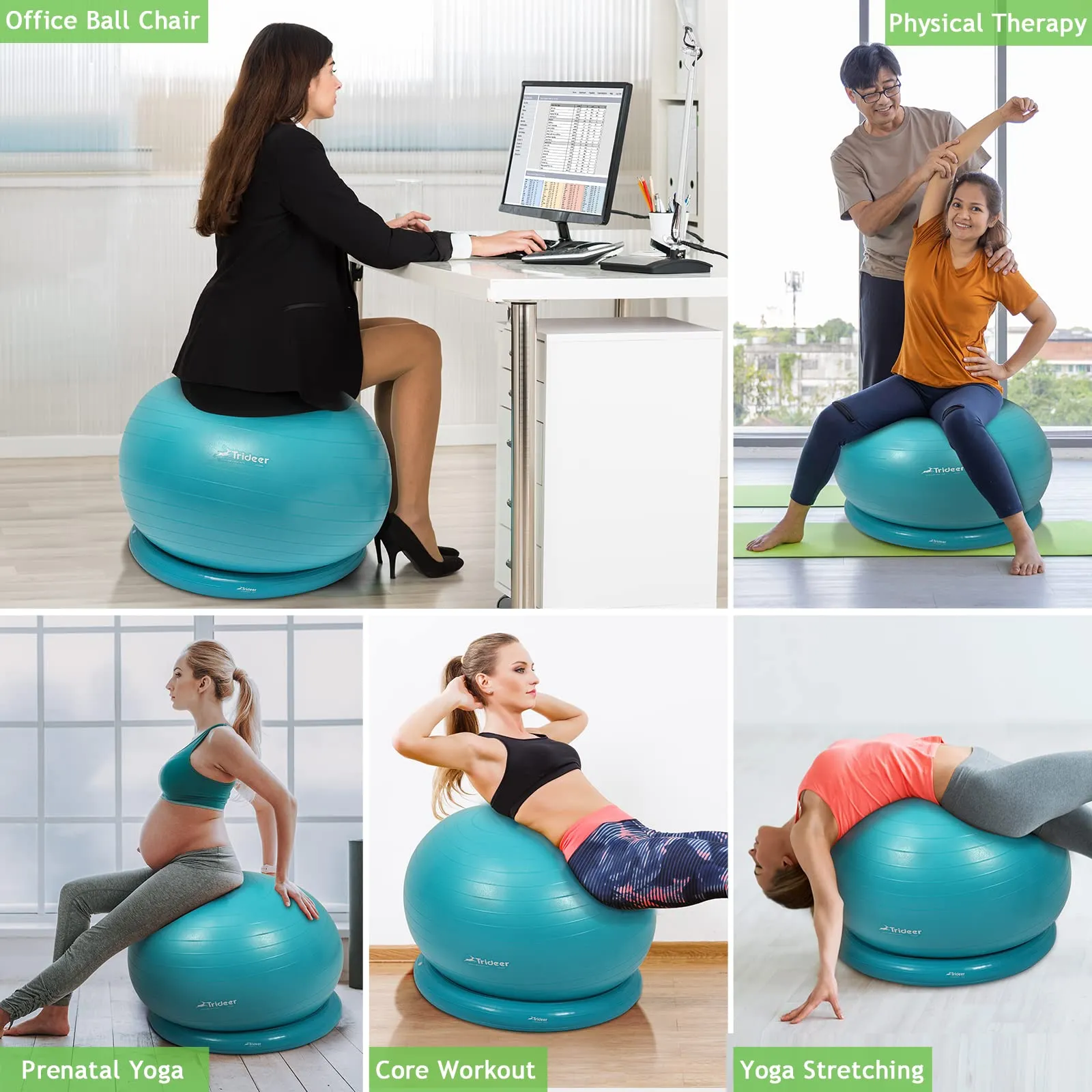 Trideer: Ball Chair with Base