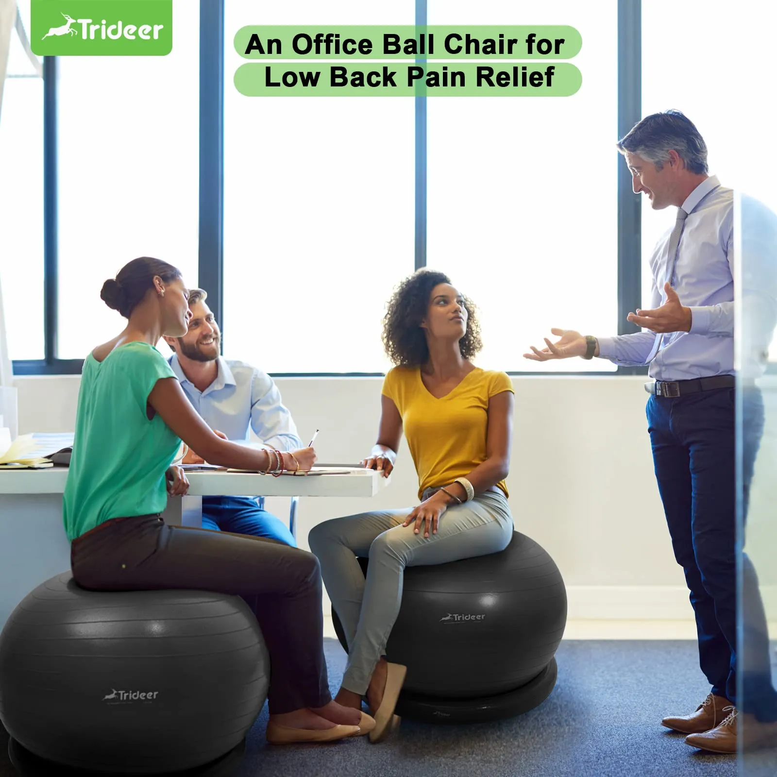 Trideer: Ball Chair with Base