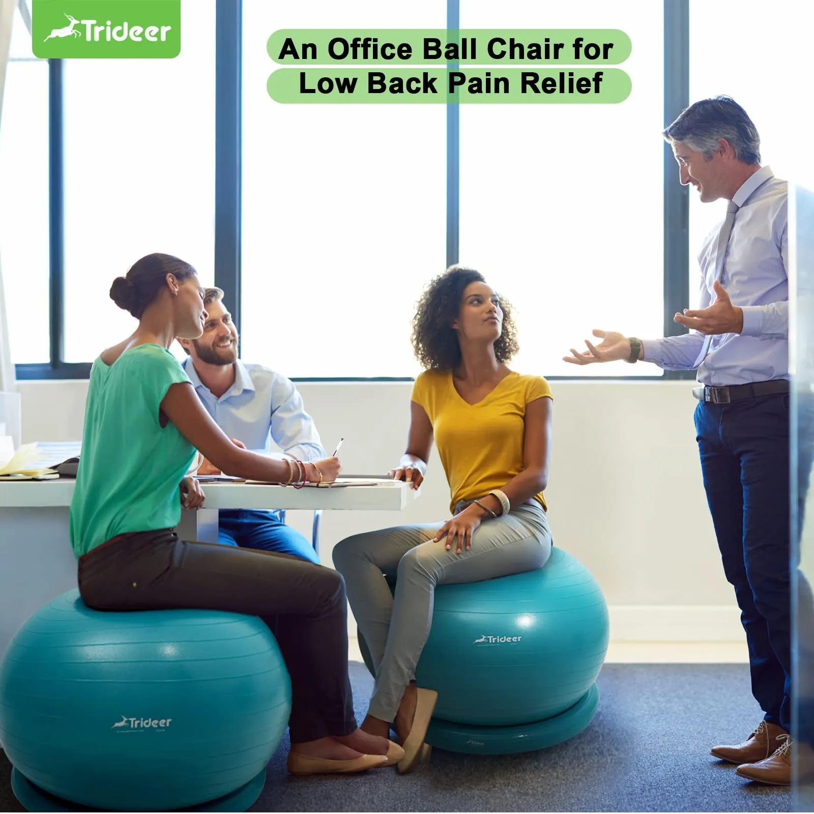 Trideer: Ball Chair with Base