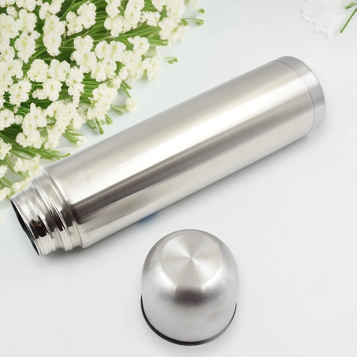 Vacuum Flask Hot & Cold Water Bottle With Lid (1000ml)