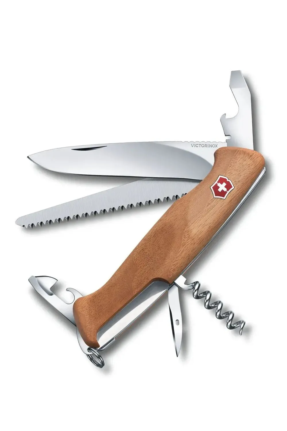 Victorinox Ranger 55 Wood Swiss Army Pocket Knife