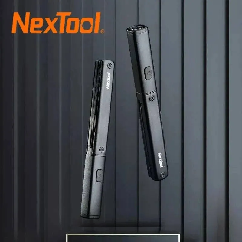 Xiaomi NexTool Mini Multi Tool Pocket Knife Scissors Pen Tools N1 Portable Outdoors USB Rechargeable IPX4 Waterproof Flashlight