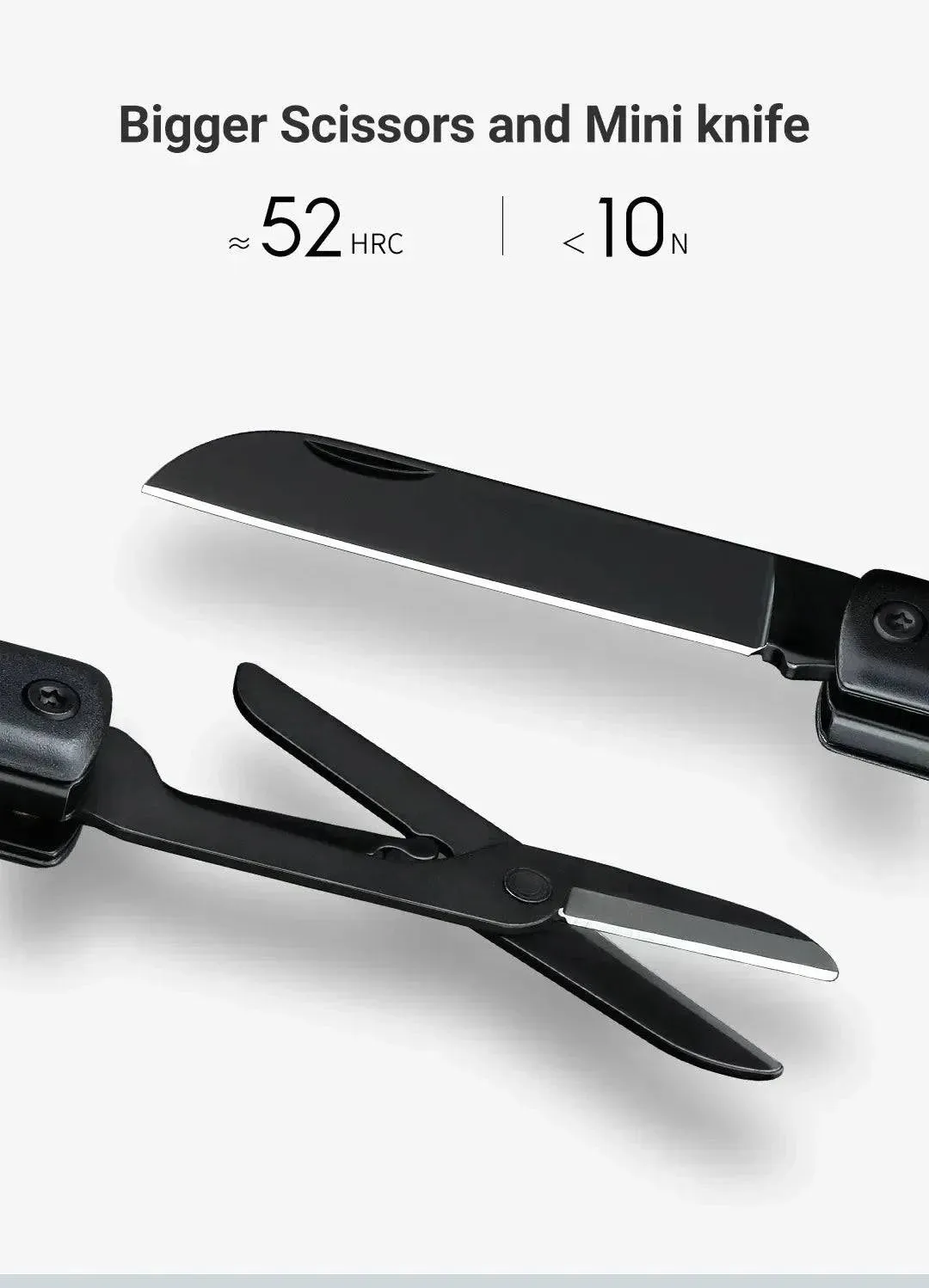 Xiaomi NexTool Mini Multi Tool Pocket Knife Scissors Pen Tools N1 Portable Outdoors USB Rechargeable IPX4 Waterproof Flashlight