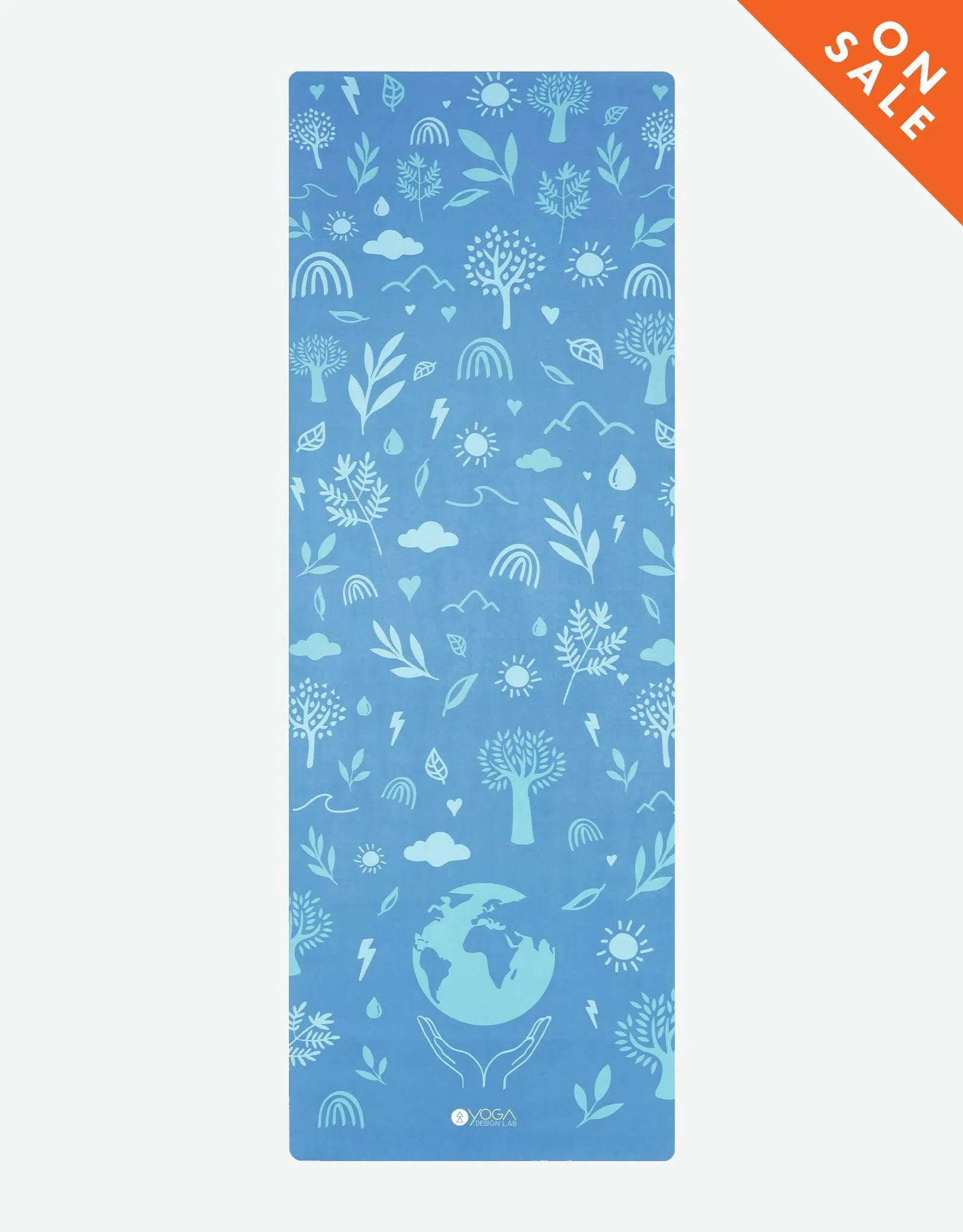 YDL Combo Yoga Mat - 2-in-1 (Mat   Towel) - Best For Hot Practices
