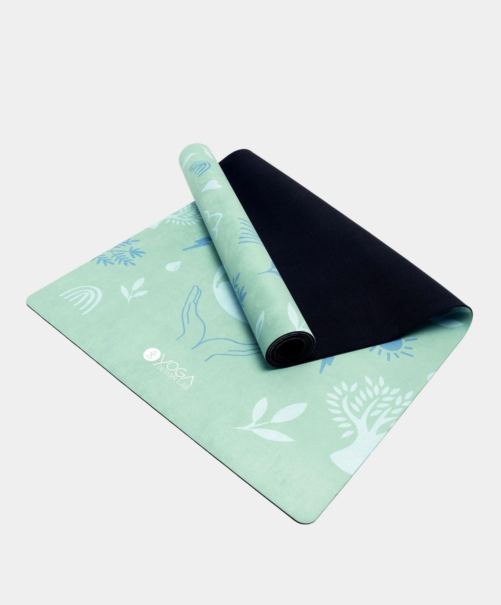 YDL Combo Yoga Mat - 2-in-1 (Mat   Towel) - Best For Hot Practices
