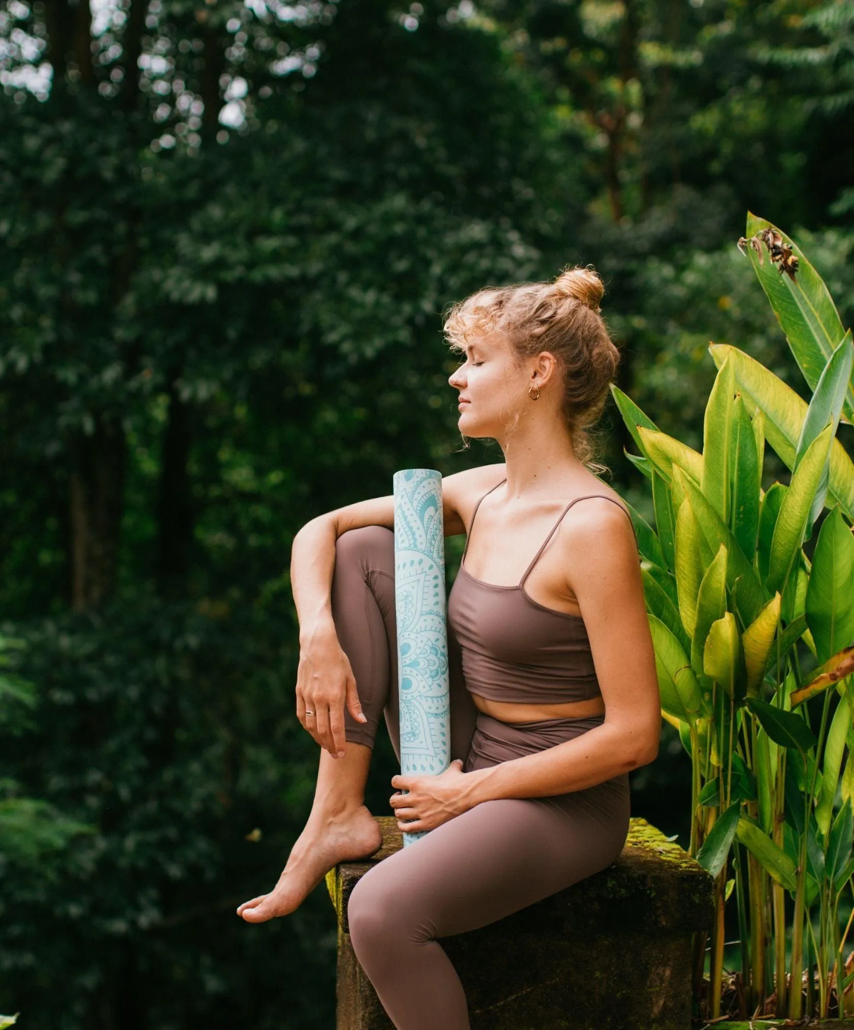 YDL Combo Yoga Mat - 2-in-1 (Mat   Towel) - Best For Hot Practices
