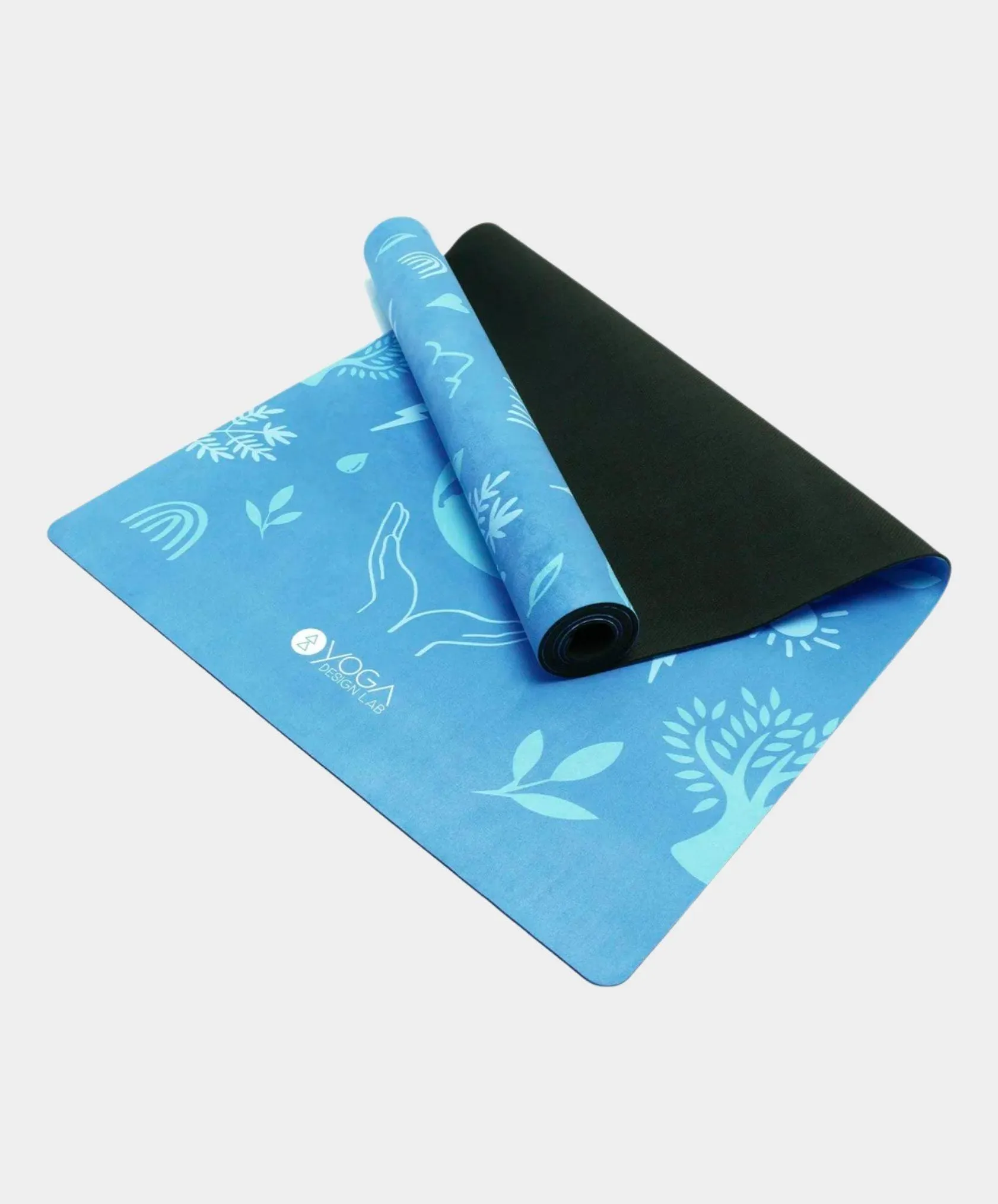 YDL Combo Yoga Mat - 2-in-1 (Mat   Towel) - Best For Hot Practices