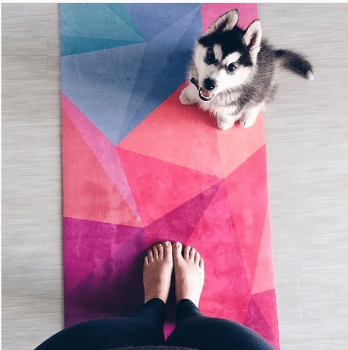 YDL Combo Yoga Mat - 2-in-1 (Mat   Towel) - Best For Hot Practices
