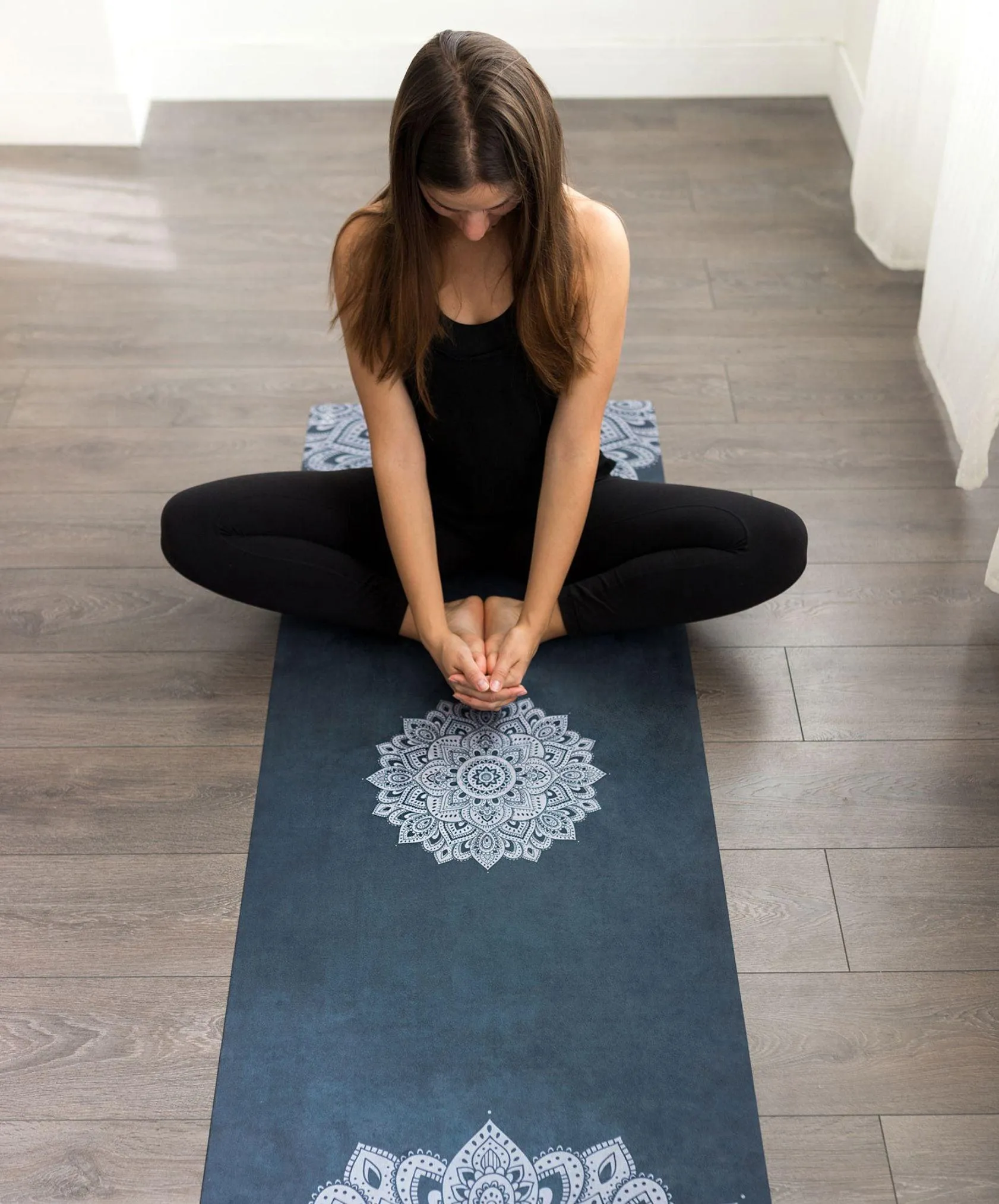YDL Combo Yoga Mat - 2-in-1 (Mat   Towel) - Best For Hot Practices