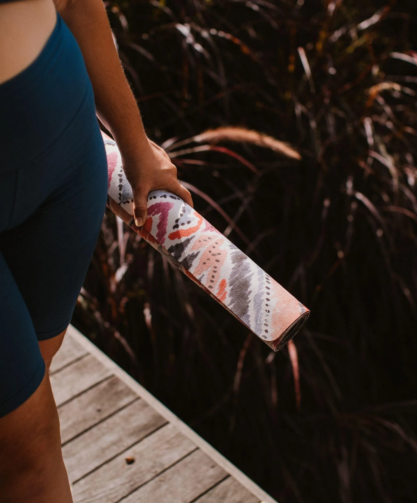 YDL Combo Yoga Mat - 2-in-1 (Mat   Towel) - Best For Hot Practices