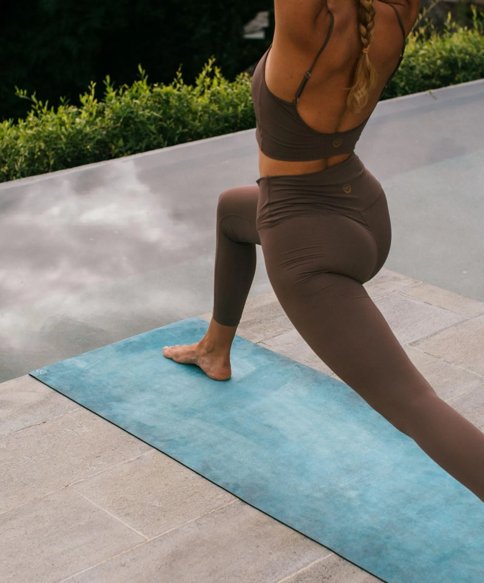 YDL Combo Yoga Mat - 2-in-1 (Mat   Towel) - Best For Hot Practices