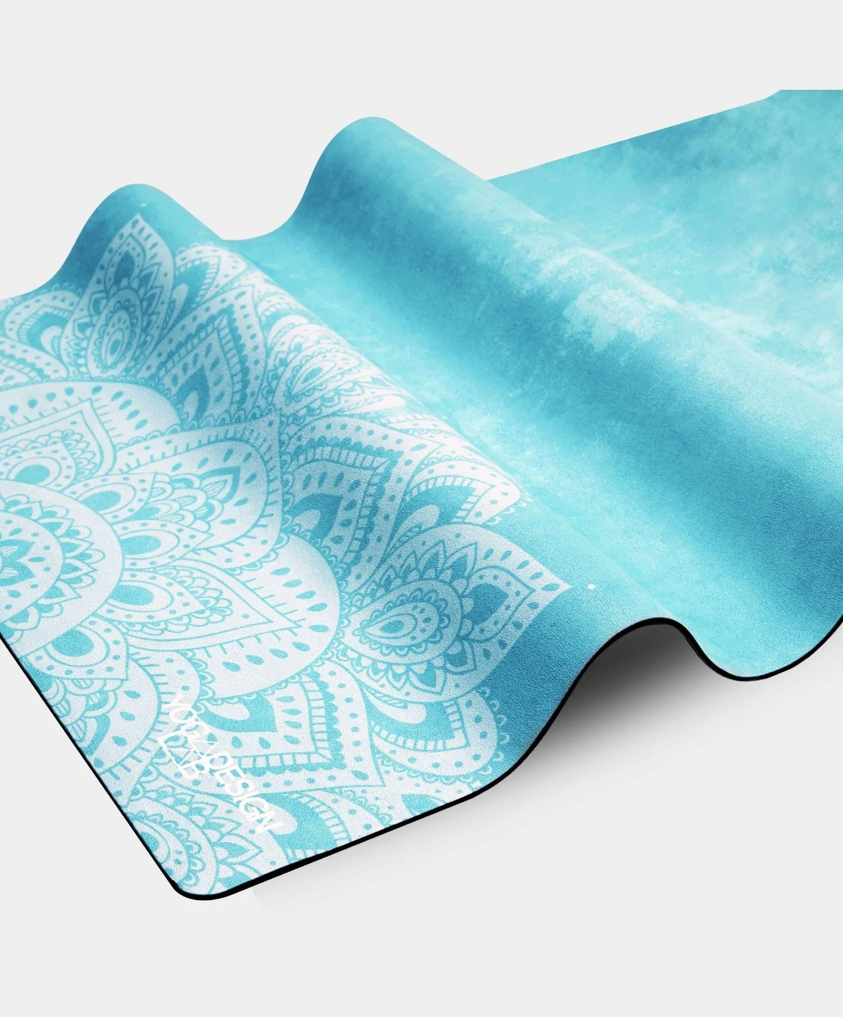 YDL Combo Yoga Mat - 2-in-1 (Mat   Towel) - Best For Hot Practices