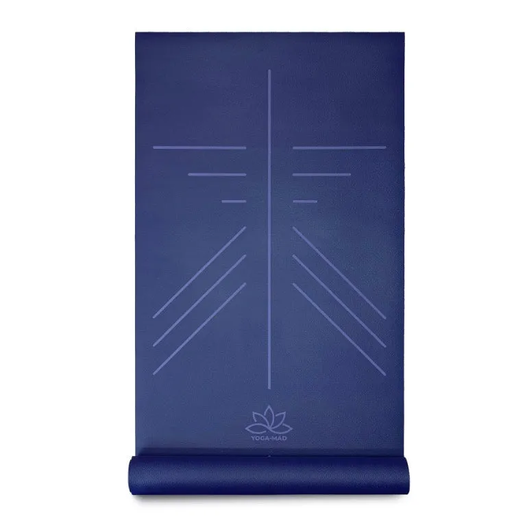 Yoga Mad SureGrip Eco Alignment Yoga Mat - 4mm