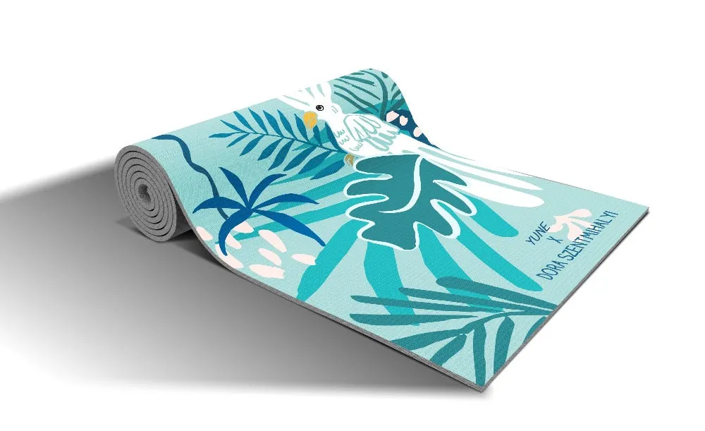 Yoga Mat | 6mm Thick | Birds | Non-Slip | Eco Friendly | Yune Yoga | Cacadus