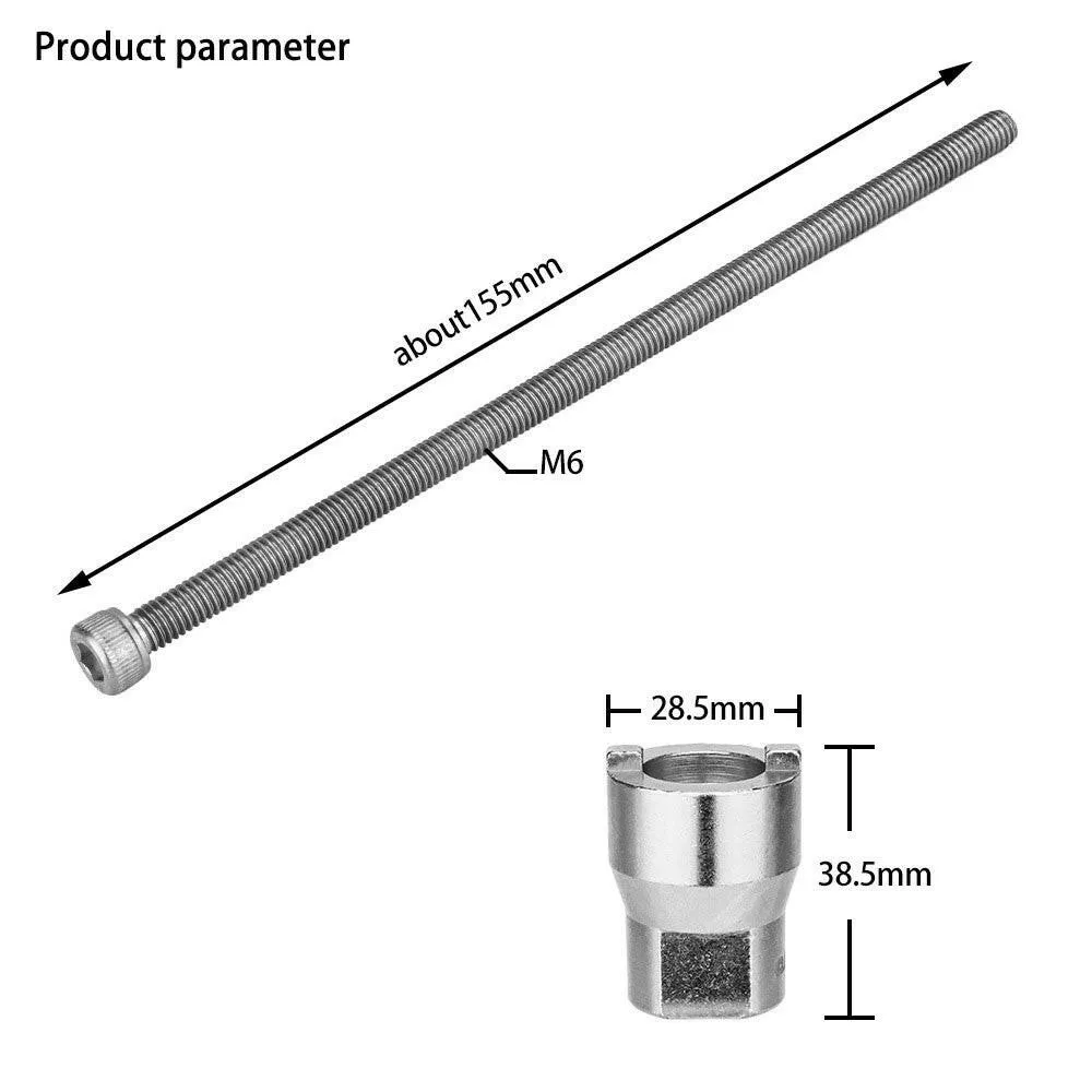 ZTTO Bicycle Free Hub Tool Stainless Steel Mountain Road Bike Freehubs Body Remover Tower Base Install Disassemble Tool with Sleeve